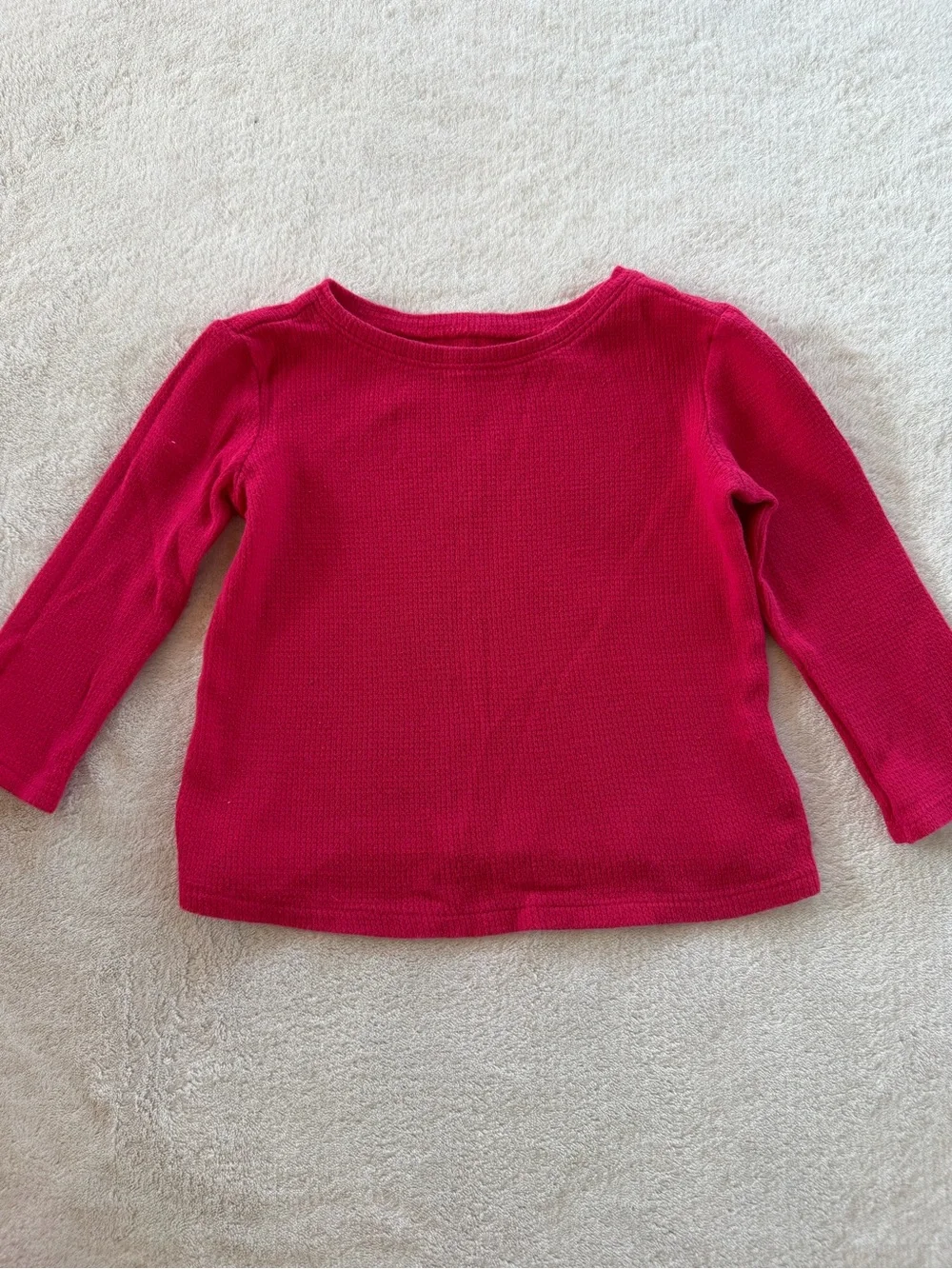 Old Navy Bright Pink Ribbed Knit Top Size 18-24M